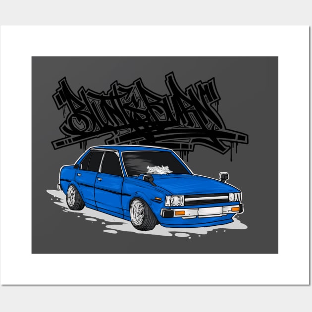 Toyota corola 81 Wall Art by Blunts